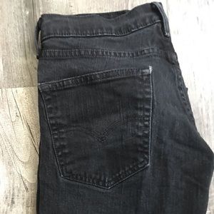 Black Levi Distressed jeans